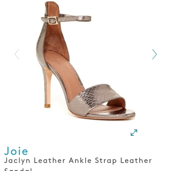 Joie Shoes - Joie jaclyn snake embossed leather sandals
